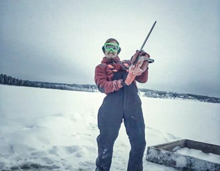 Rick werkt in de winter in het prachtige Lapland