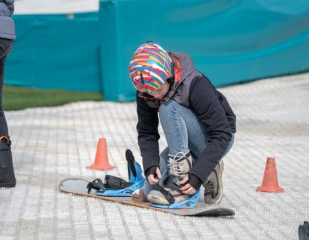 Kinderfeestje snowboarden