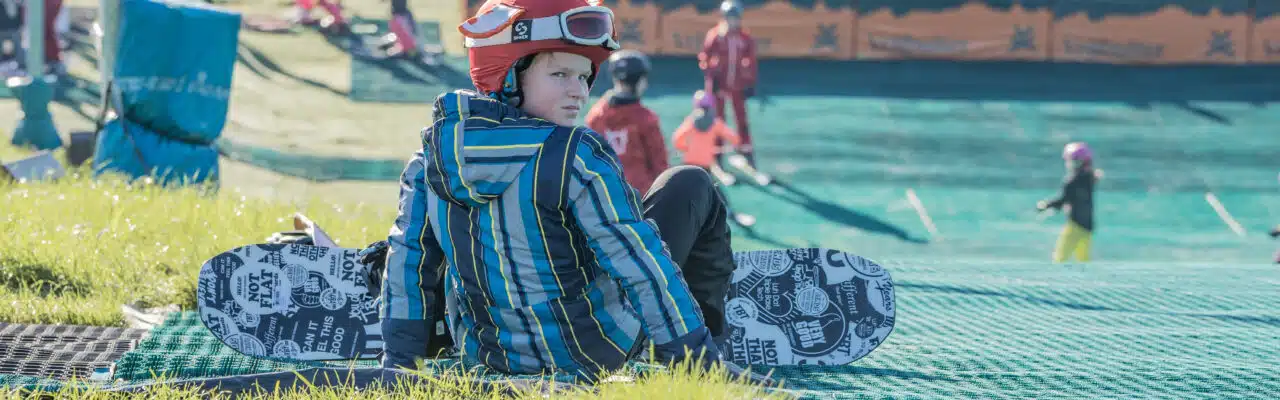 Kinderfeestje snowboarden